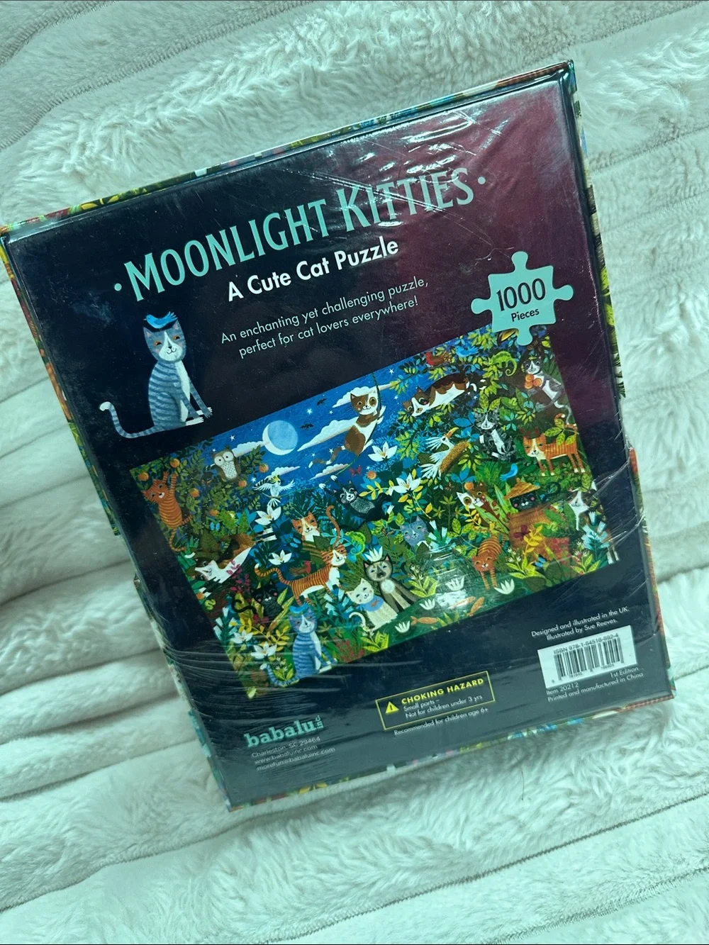 Moonlight Kitties - A Cute Cat Puzzle (1000 Pieces)